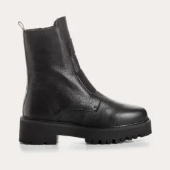 Reqins BOOTS DAFNE CUIR GRAINE NOIR Hot