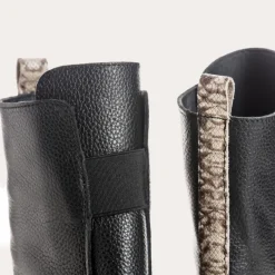 Reqins BOOTS DAFNE CUIR GRAINE NOIR Hot