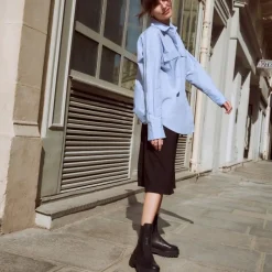 Reqins BOOTS DAFNE CUIR GRAINE NOIR Hot