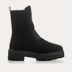 Reqins BOOTS DAFNE CUIR VELOURS NOIR Sale