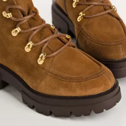 Reqins BOOTS DEVON CUIR VELOURS BEIGE New