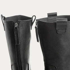 Reqins BOOTS DIANA CUIR GRAINE NOIR Hot