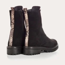 Reqins BOOTS DUSKY CUIR VELOURS NOIR Best