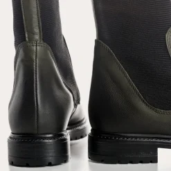 Reqins BOOTS EVELYN CUIR VERT Sale