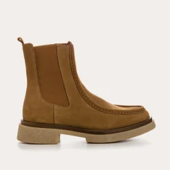 Reqins BOOTS FINLAY CUIR VELOURS HAVANE Discount