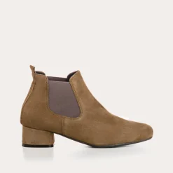 Reqins BOOTS KEEGAN CUIR VELOURS VERT Discount