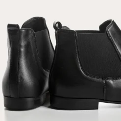 Reqins BOOTS LIZETTE CUIR NOIR Discount