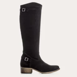 Reqins BOTTES DIVINO CUIR VELOURS NOIR Hot