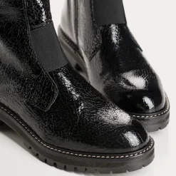 Reqins BOTTINES DUSKY VERNIS GRAINE NOIR Online