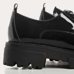 Reqins DERBIES ASTY VERNIS NOIR Outlet