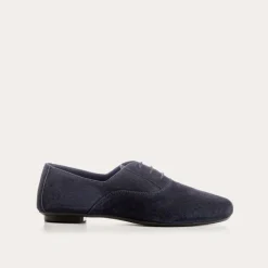 Reqins DERBIES HYDRA CUIR VELOURS CC BLEU New