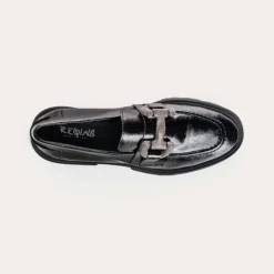 Reqins MOCASSINS ABRIL NAPLAK NOIR Discount