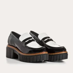 Reqins MOCASSINS BELINA VERNIS NOIR New