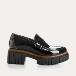 Reqins MOCASSINS BELINA VERNIS NOIR Fashion