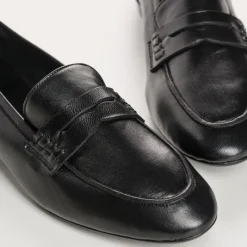 Reqins MOCASSINS FAUSTINE CUIR NOIR New