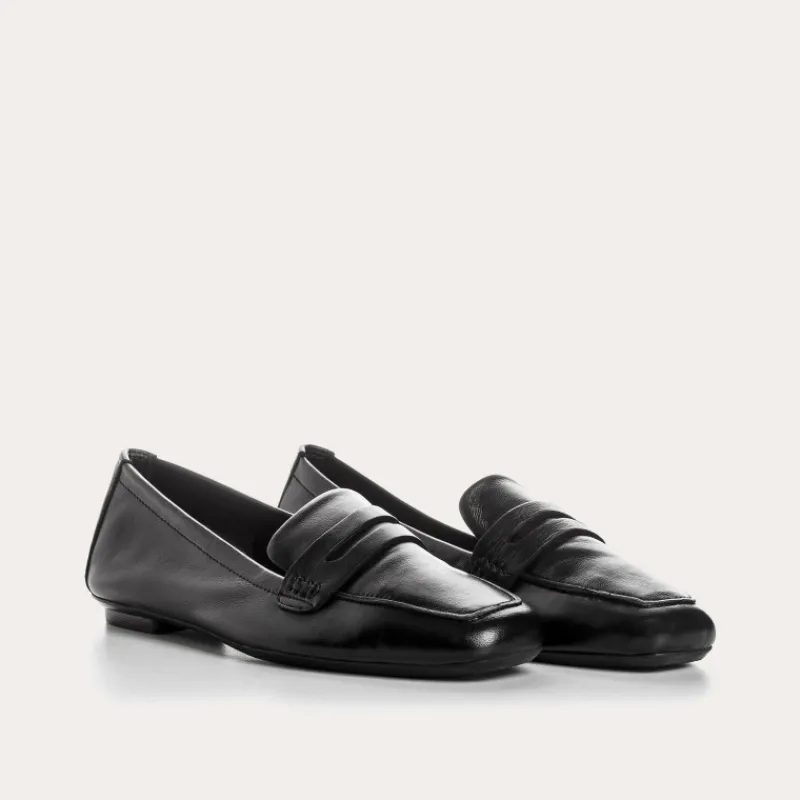 Reqins MOCASSINS HEMA CUIR CC NOIR Sale
