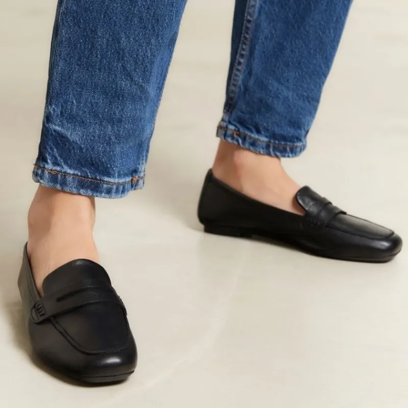 Reqins MOCASSINS HEMA CUIR CC NOIR Sale