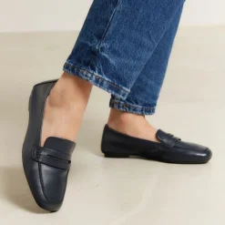 Reqins MOCASSINS HEMA CUIR CC BLEU Hot