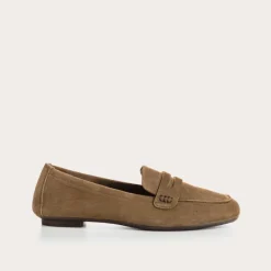 Reqins MOCASSINS HEMA CUIR VELOURS VERT Hot