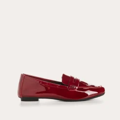Reqins MOCASSINS HEMA CUIR VERNIS ROUGE Hot