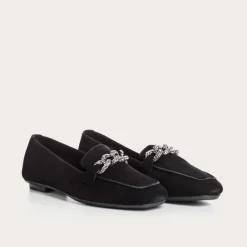 Reqins MOCASSINS HOLDING CUIR VELOURS NOIR Online