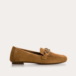 Reqins MOCASSINS HOLDING CUIR VELOURS HAVANE Online