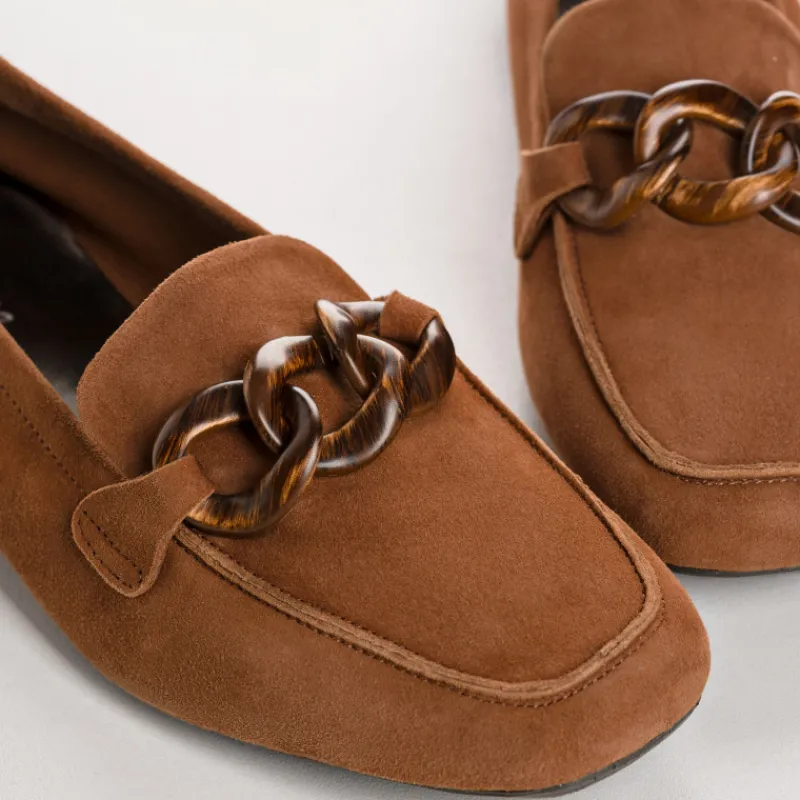 Reqins MOCASSINS HORACE CUIR VELOURS MARRON Best