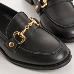 Reqins MOCASSINS JANIS CUIR NOIR New