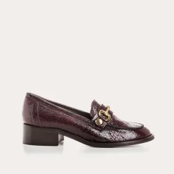 Reqins MOCASSINS JANIS VERNIS GRAINE ROUGE Outlet