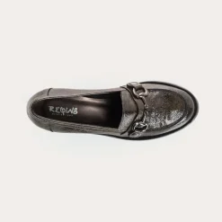 Reqins MOCASSINS JANIS VERNIS GRAINE VERT Sale