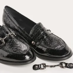 Reqins MOCASSINS JANIS VERNIS GRAINE NOIR Online