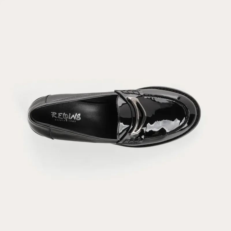 Reqins MOCASSINS JOLENE VERNIS NOIR Online