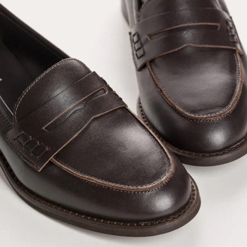 Reqins MOCASSINS JOYA CUIR MARRON Fashion