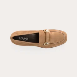 Reqins MOCASSINS MUSE CUIR VELOURS CAMEL Sale