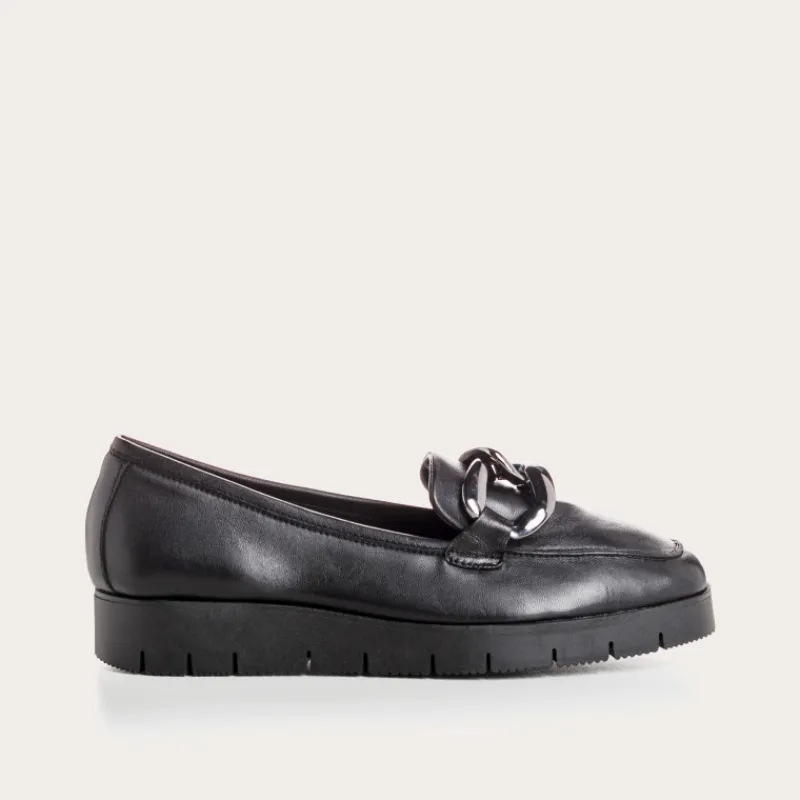 Reqins MOCASSINS NASTER CUIR NOIR New