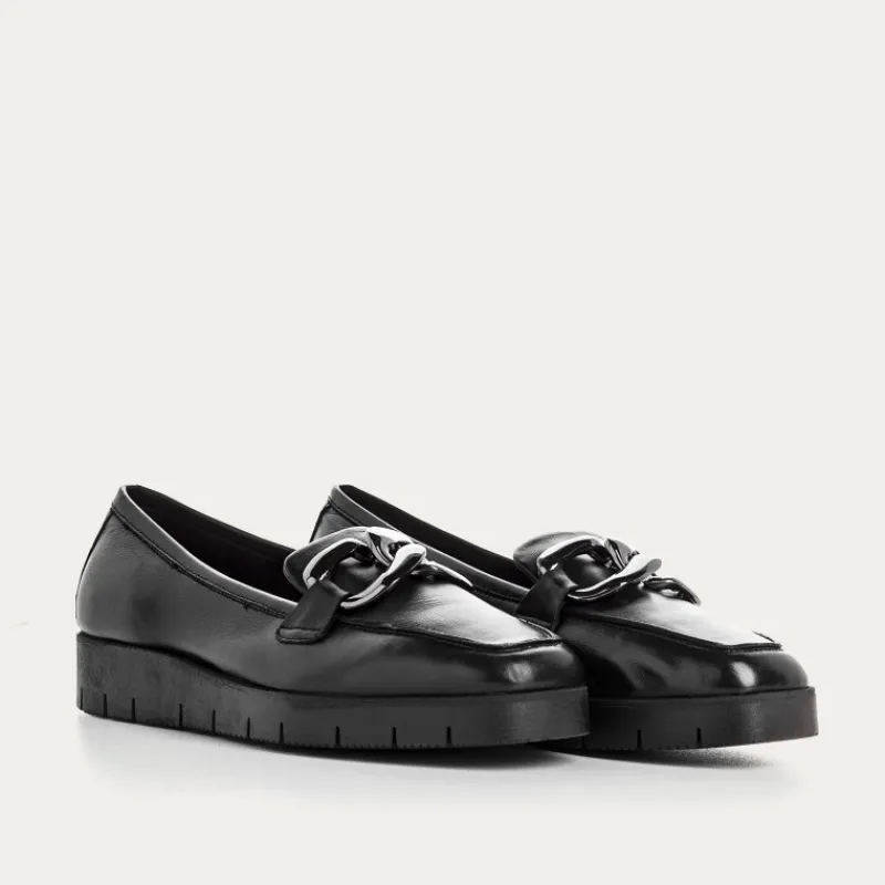 Reqins MOCASSINS NASTER CUIR NOIR New