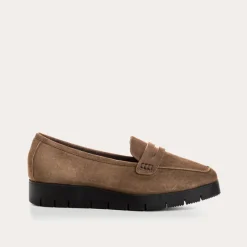 Reqins MOCASSINS NOMANI CUIR VELOURS VERT Online