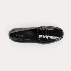 Reqins MOCASSINS NOMANI VERNIS NOIR Clearance