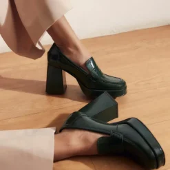 Reqins MOCASSINS PABLITA NAPLAK VERT Discount