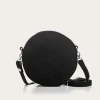 Reqins SAC CALIOPE CUIR VELOURS NOIR Clearance