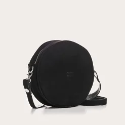 Reqins SAC CALIOPE CUIR VELOURS NOIR Clearance