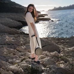 Reqins SAC CALIOPE CUIR/PALM NOIR Fashion