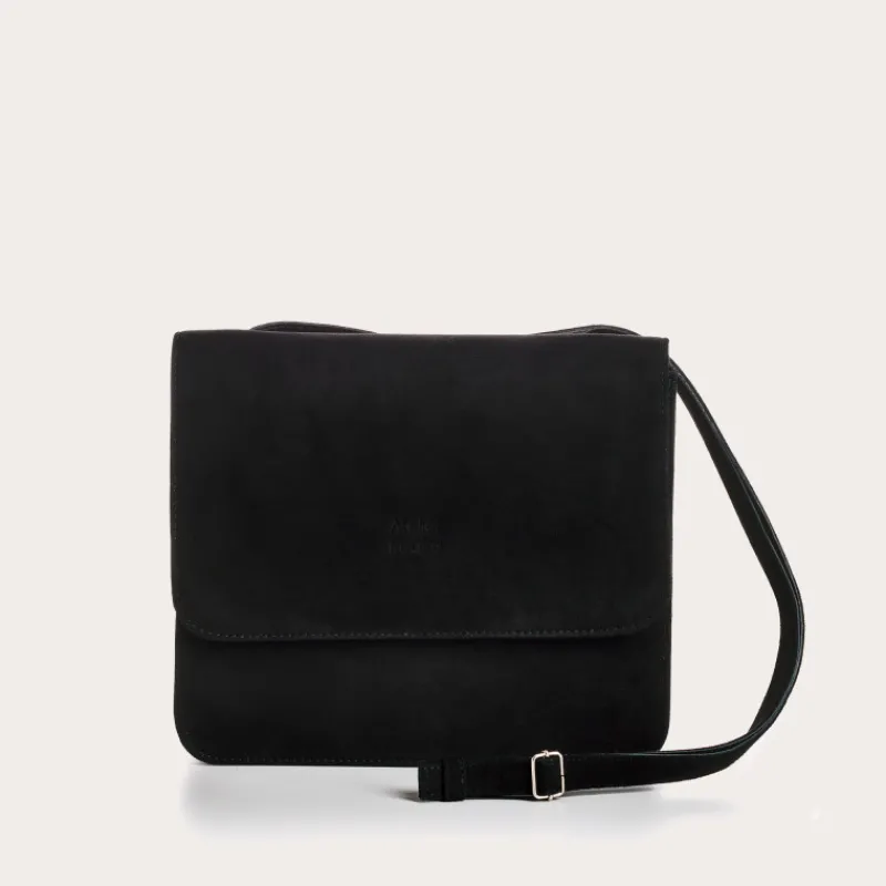 Reqins SAC CLEO CUIR VELOURS NOIR Outlet